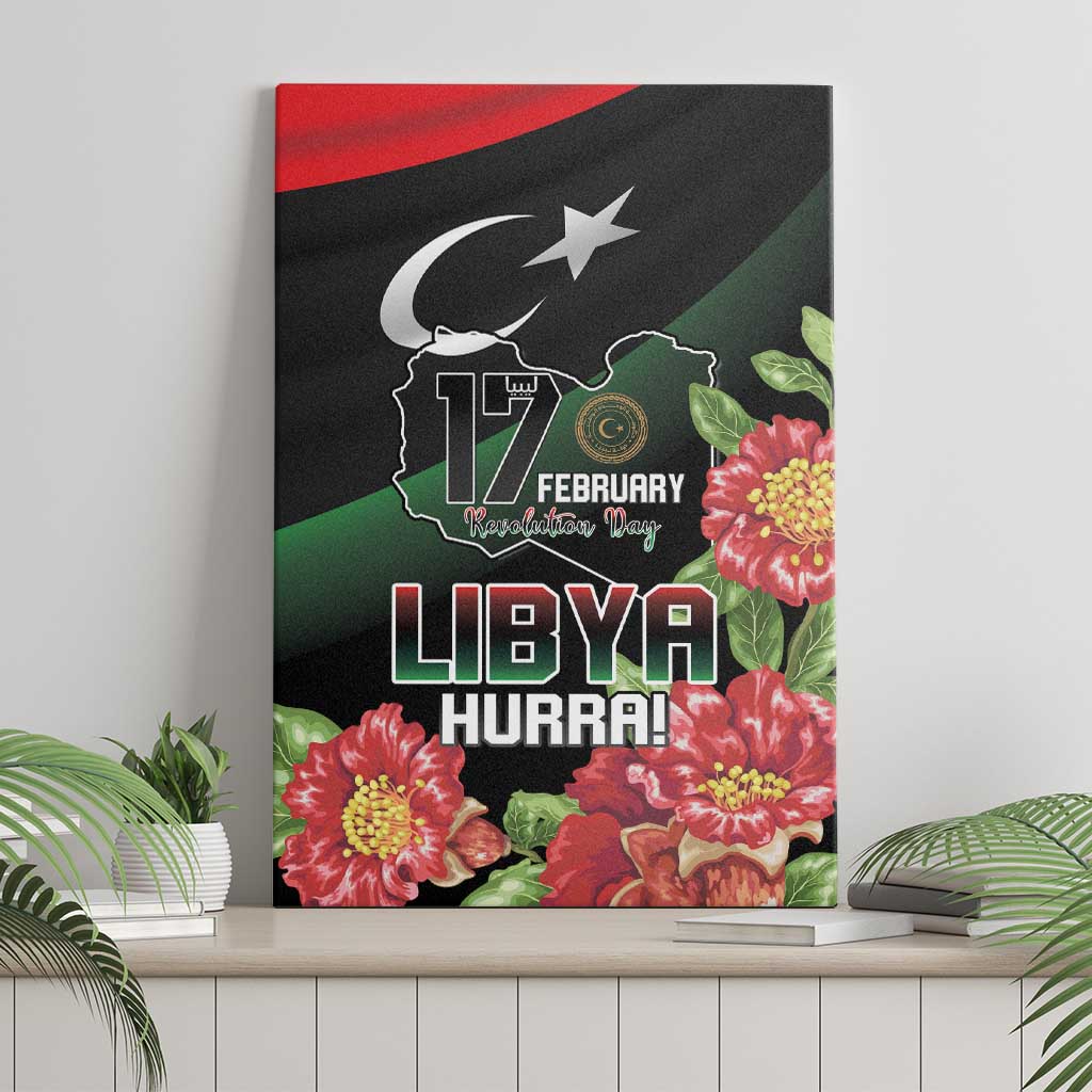 Libya Canvas Wall Art February 17th Revolution - African Pride