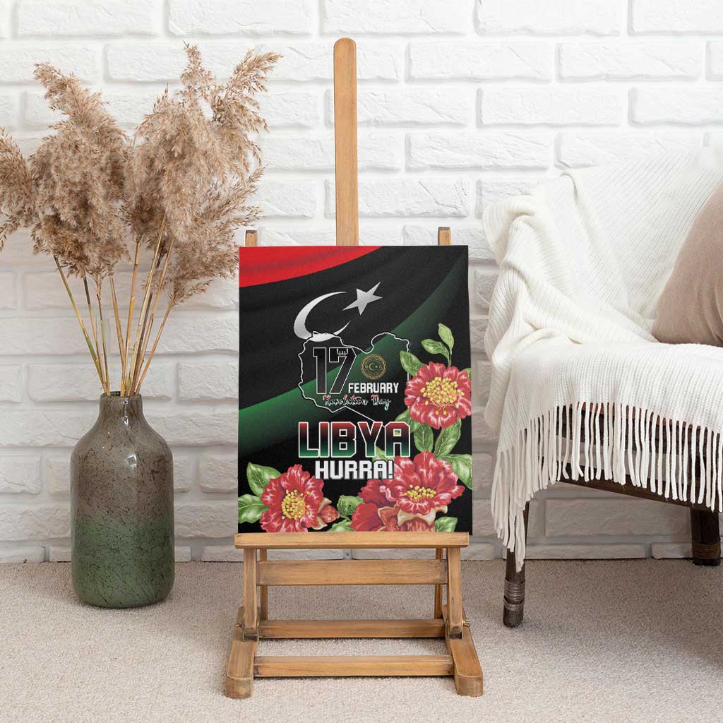 Libya Canvas Wall Art February 17th Revolution - African Pride