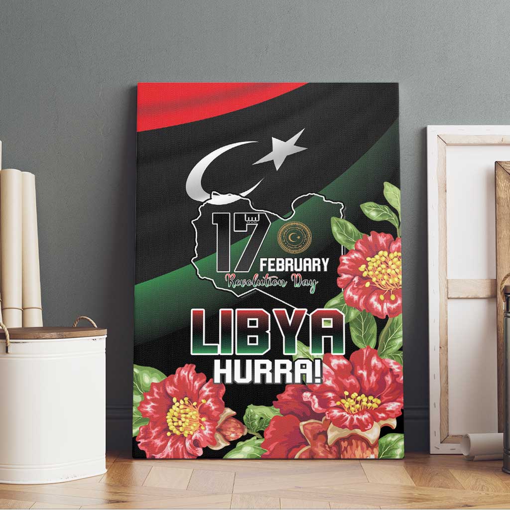 Libya Canvas Wall Art February 17th Revolution - African Pride