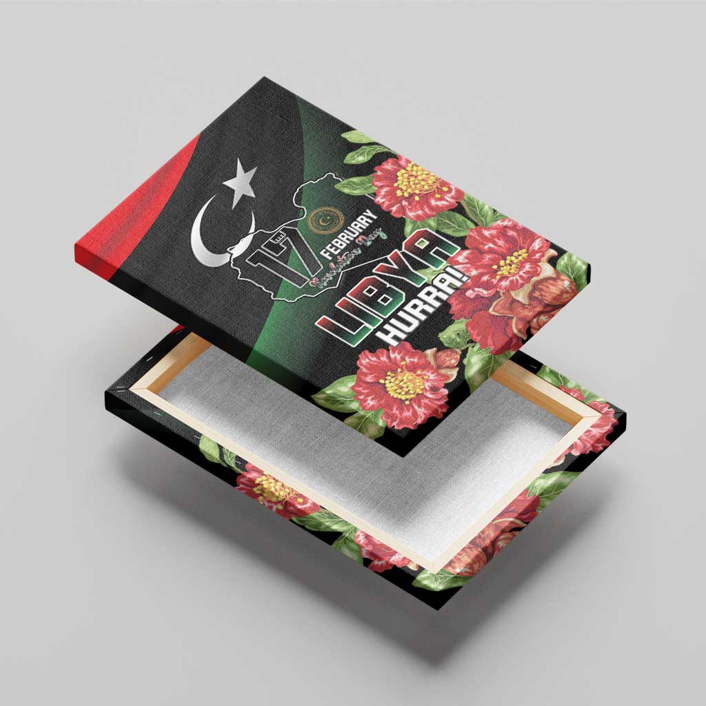 Libya Canvas Wall Art February 17th Revolution - African Pride