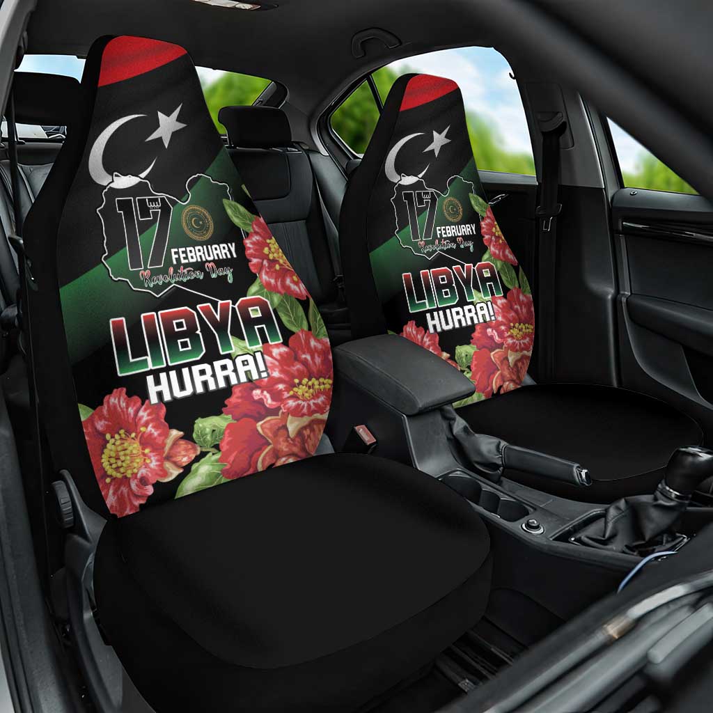 Libya Car Seat Cover February 17th Revolution - African Pride