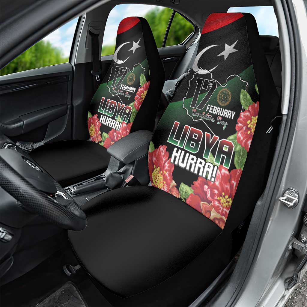 Libya Car Seat Cover February 17th Revolution - African Pride