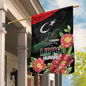 Libya Garden Flag February 17th Revolution - African Pride