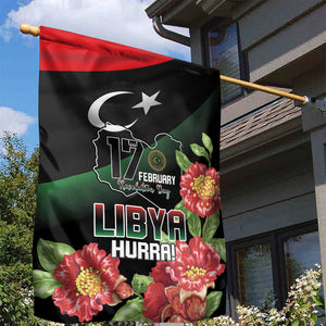Libya Garden Flag February 17th Revolution - African Pride