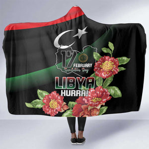 Libya Hooded Blanket February 17th Revolution - African Pride