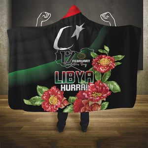 Libya Hooded Blanket February 17th Revolution - African Pride