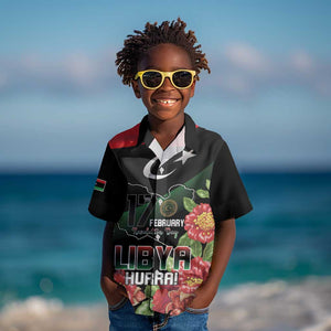 Personalized Libya Kid Hawaiian Shirt February 17th Revolution - African Pride
