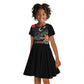 Personalized Libya Kid Short Sleeve Dress February 17th Revolution - African Pride