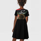 Personalized Libya Kid Short Sleeve Dress February 17th Revolution - African Pride