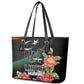 Libya Leather Tote Bag February 17th Revolution - African Pride