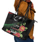 Libya Leather Tote Bag February 17th Revolution - African Pride