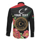 Personalized Libya Long Sleeve Button Shirt February 17th Revolution - African Pride