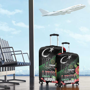 Libya Luggage Cover February 17th Revolution - African Pride