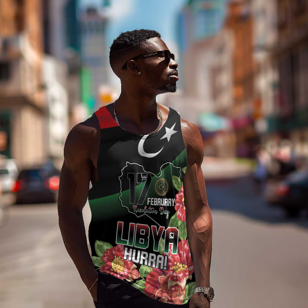 Personalized Libya Men Tank Top February 17th Revolution - African Pride