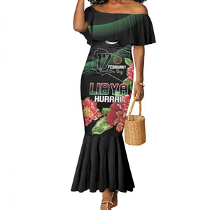 Personalized Libya Mermaid Dress February 17th Revolution - African Pride