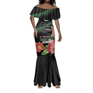 Personalized Libya Mermaid Dress February 17th Revolution - African Pride