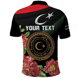 Personalized Libya Polo Shirt February 17th Revolution - African Pride