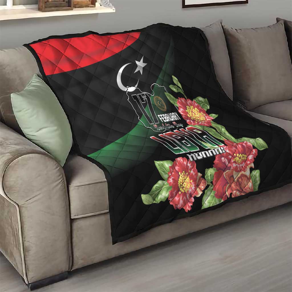 Libya Quilt February 17th Revolution - African Pride