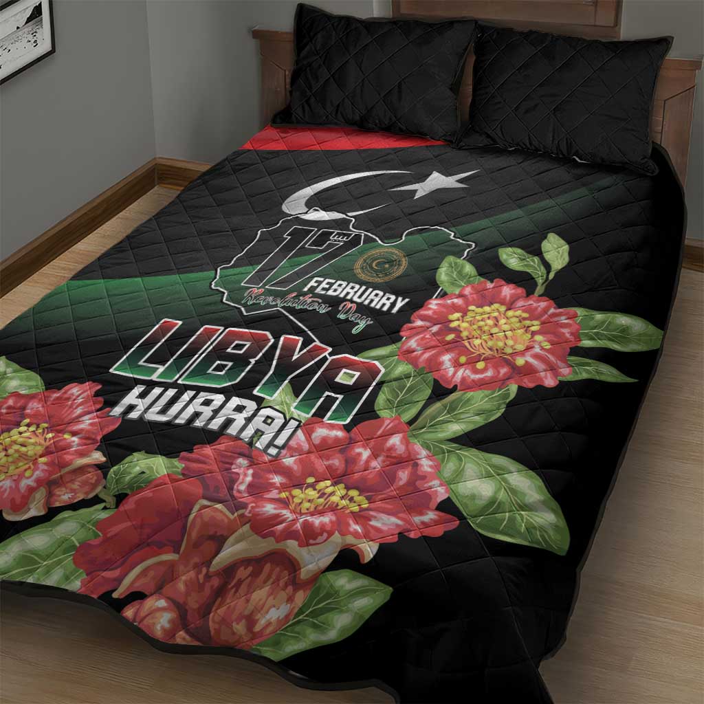 Libya Quilt Bed Set February 17th Revolution - African Pride