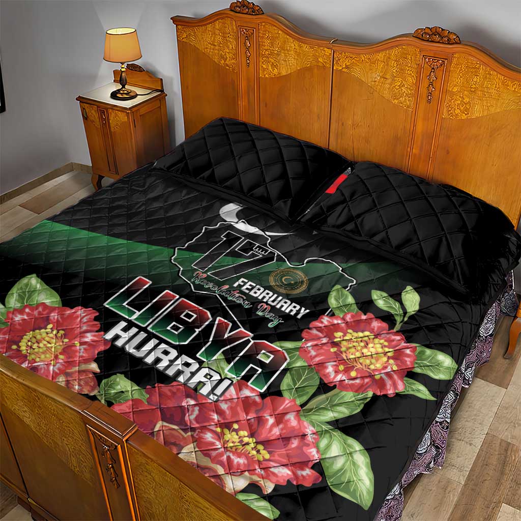 Libya Quilt Bed Set February 17th Revolution - African Pride