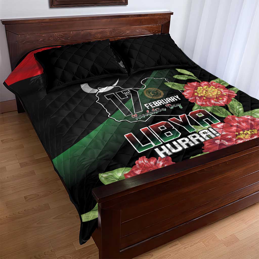 Libya Quilt Bed Set February 17th Revolution - African Pride