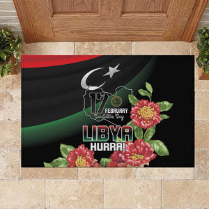 Libya Rubber Doormat February 17th Revolution - African Pride