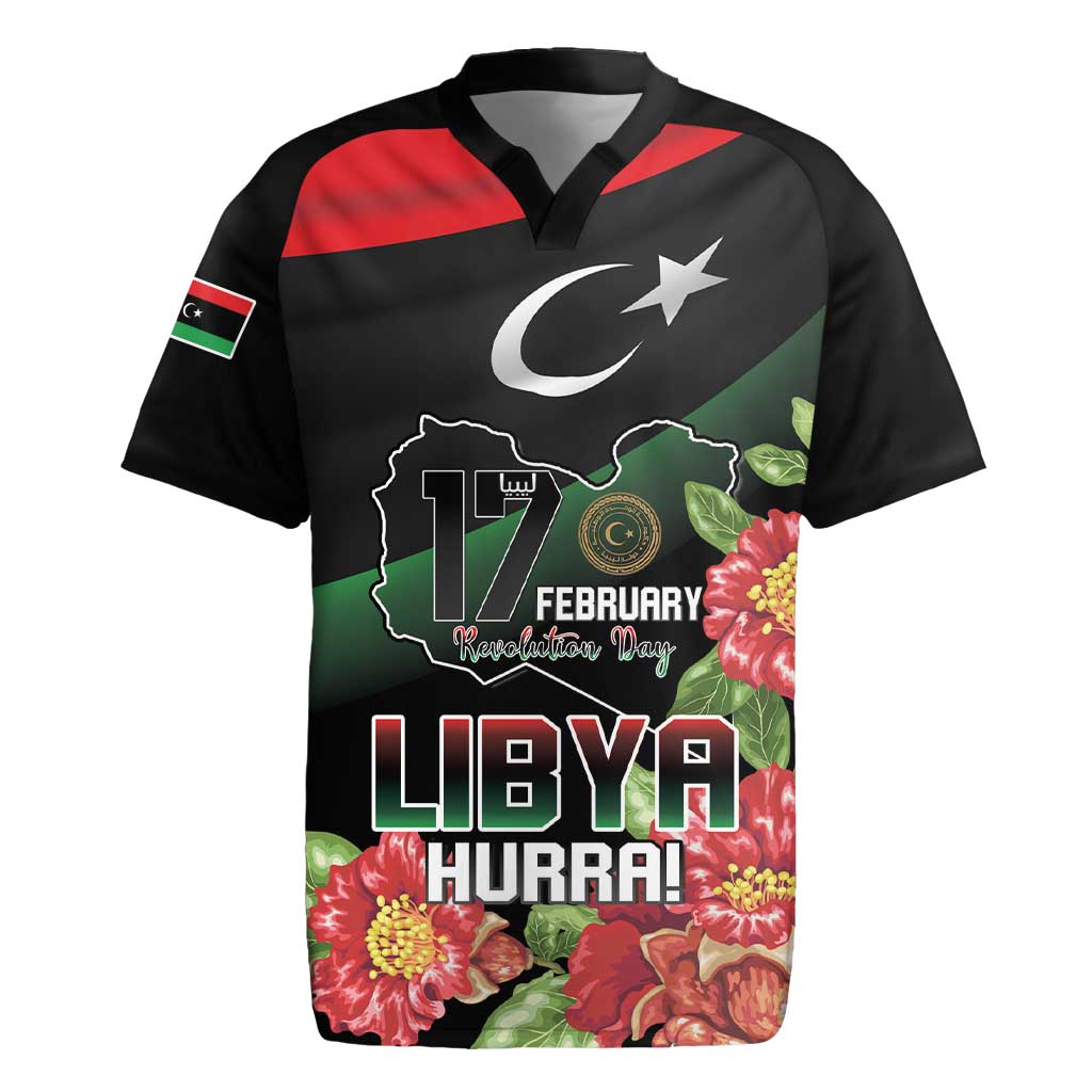 Personalized Libya Rugby Jersey February 17th Revolution - African Pride