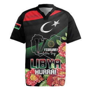 Personalized Libya Rugby Jersey February 17th Revolution - African Pride