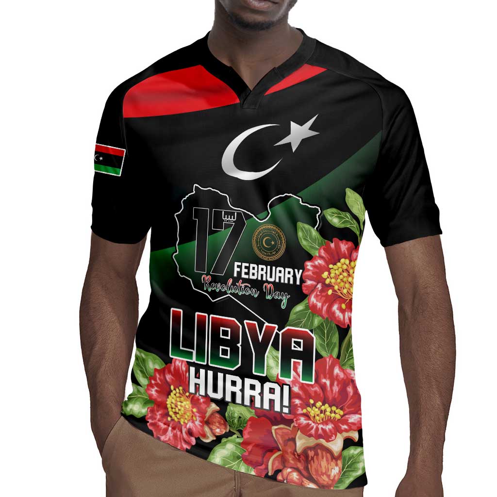 Personalized Libya Rugby Jersey February 17th Revolution - African Pride