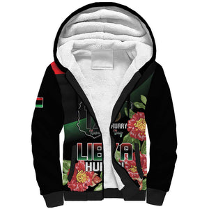Personalized Libya Sherpa Hoodie February 17th Revolution - African Pride