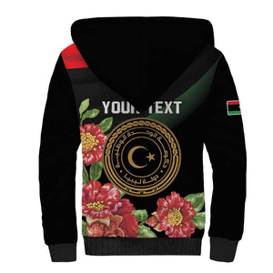 Personalized Libya Sherpa Hoodie February 17th Revolution - African Pride