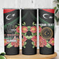 Personalized Libya Skinny Tumbler February 17th Revolution - African Pride
