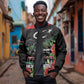 Personalized Libya Sleeve Zip Bomber Jacket February 17th Revolution - African Pride
