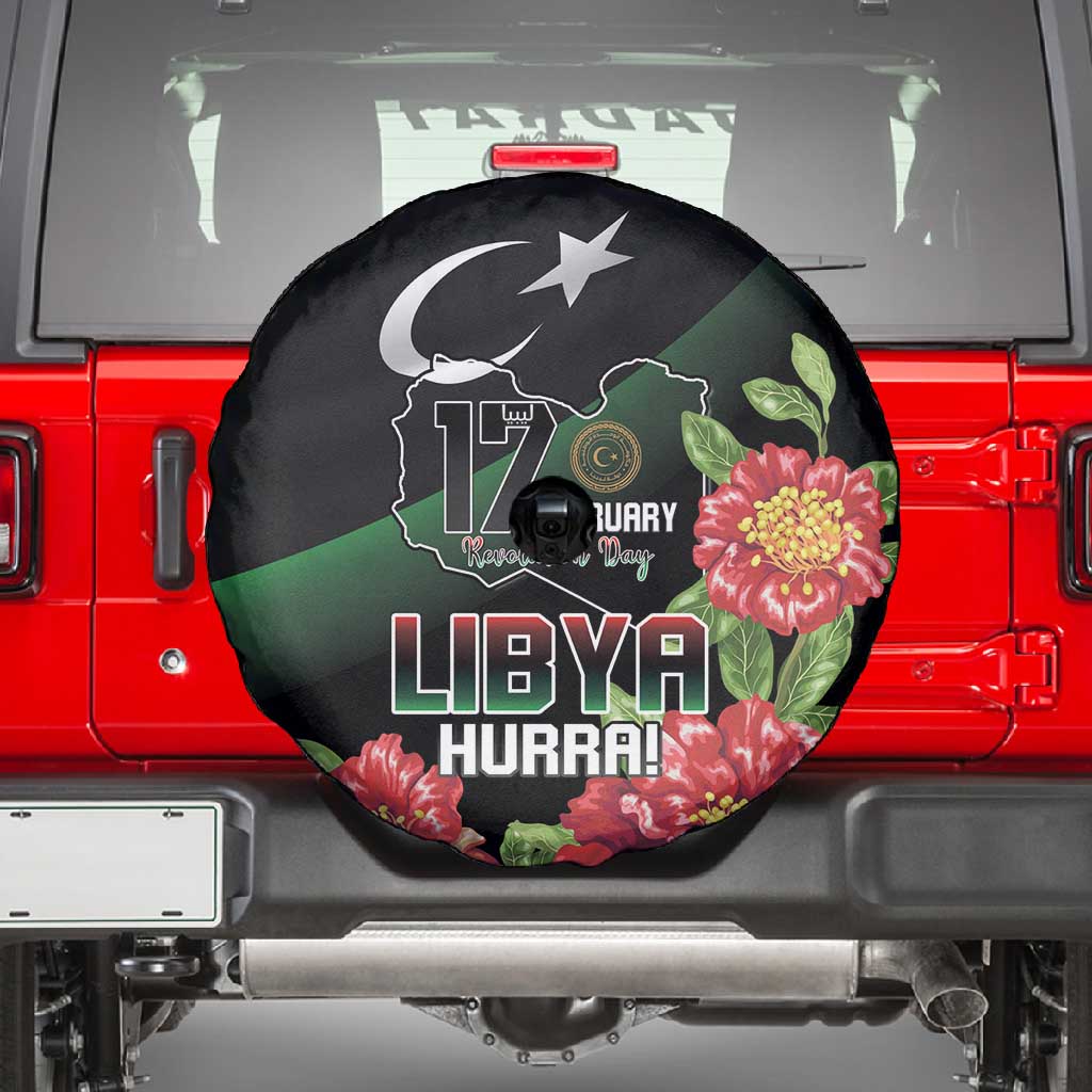 Libya Spare Tire Cover February 17th Revolution - African Pride