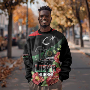 Personalized Libya Sweatshirt February 17th Revolution - African Pride