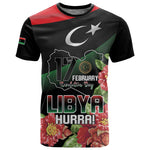 Personalized Libya T shirt February 17th Revolution - African Pride