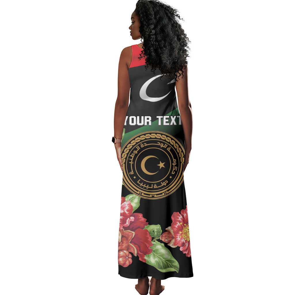 Personalized Libya Tank Maxi Dress February 17th Revolution - African Pride