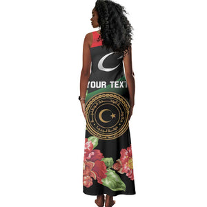 Personalized Libya Tank Maxi Dress February 17th Revolution - African Pride