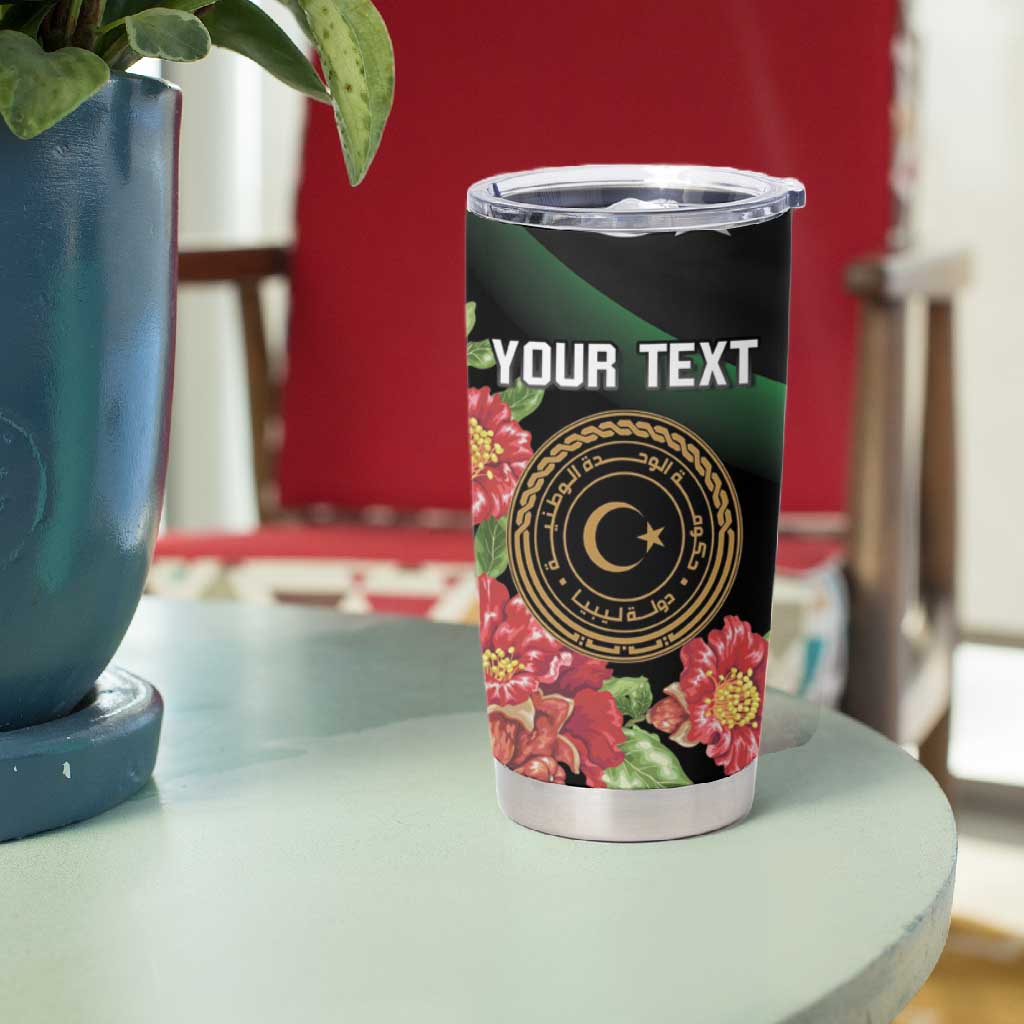 Personalized Libya Tumbler Cup February 17th Revolution - African Pride