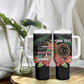 Personalized Libya Tumbler With Handle February 17th Revolution - African Pride