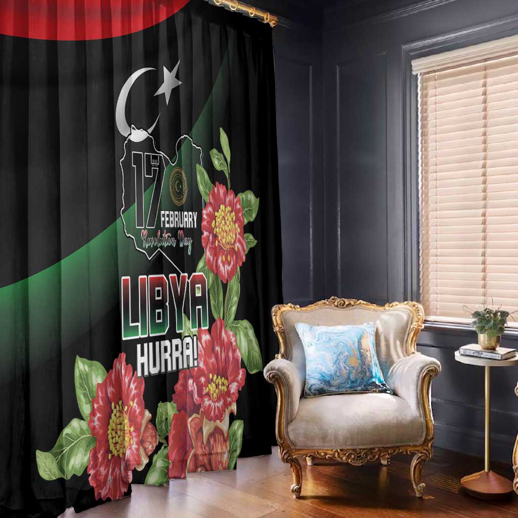 Libya Window Curtain February 17th Revolution - African Pride