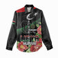 Personalized Libya Women Casual Shirt February 17th Revolution - African Pride