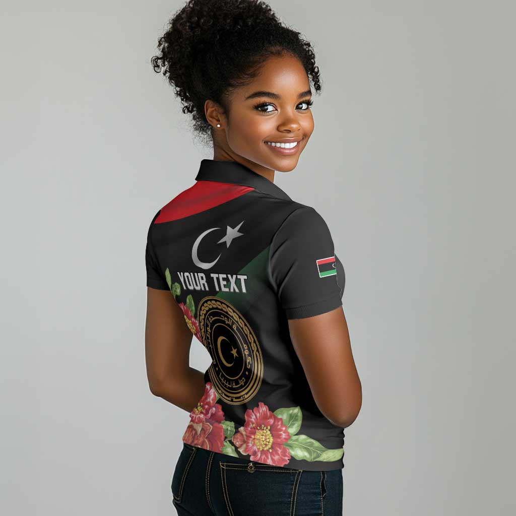 Personalized Libya Women Polo Shirt February 17th Revolution - African Pride