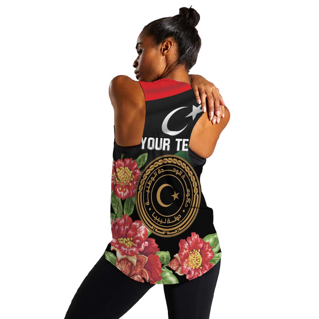 Personalized Libya Women Racerback Tank February 17th Revolution - African Pride
