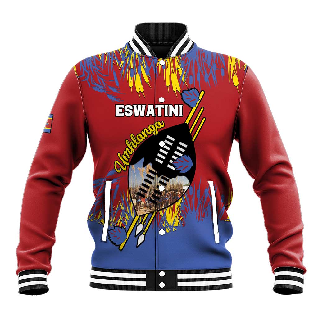 Personalized Umhlanga Reed Dance Baseball Jacket Eswatini Heritage - African Pride