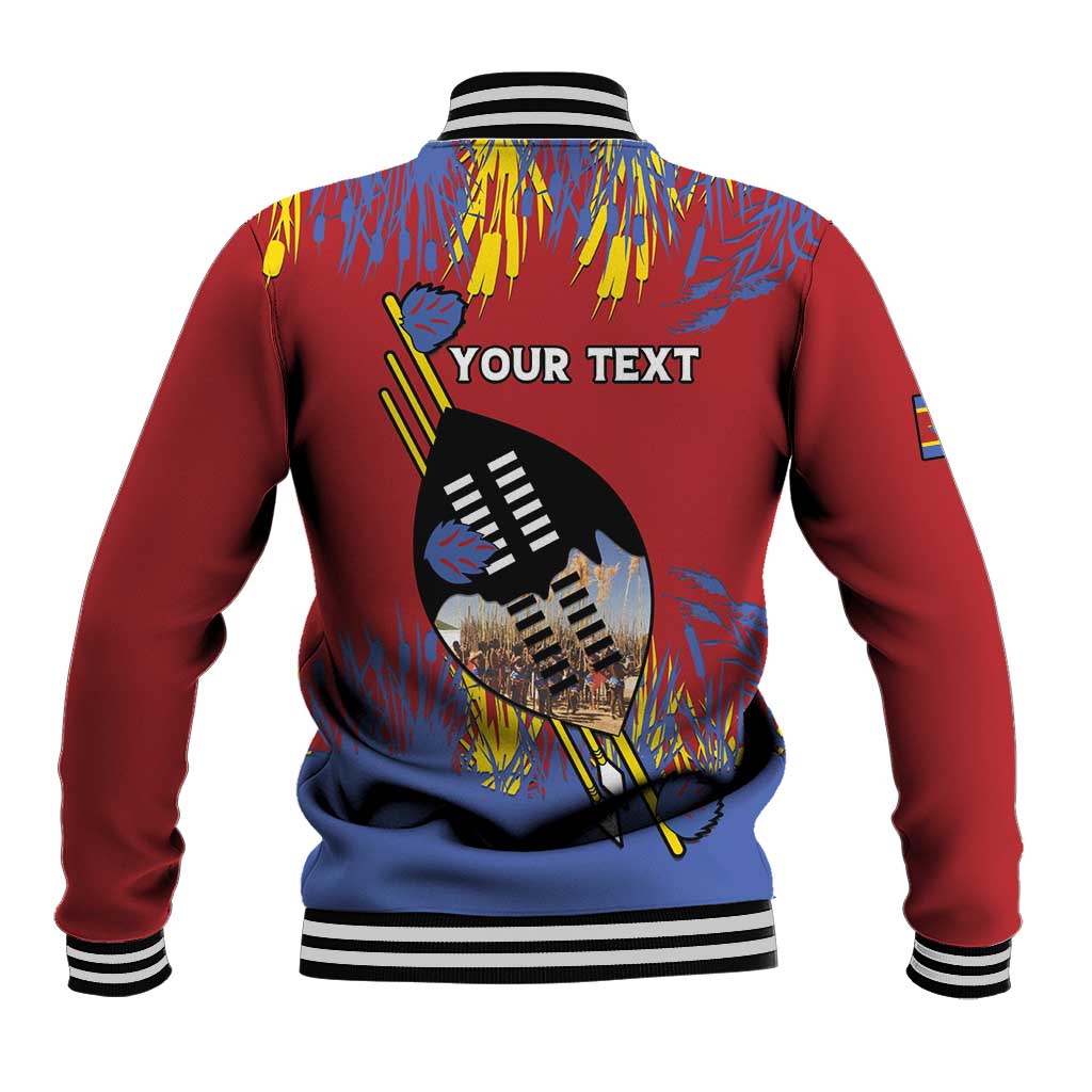 Personalized Umhlanga Reed Dance Baseball Jacket Eswatini Heritage - African Pride