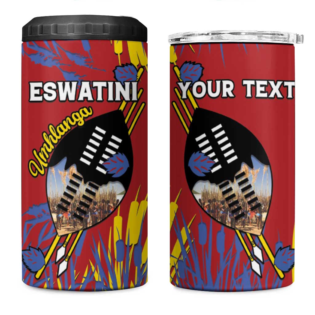 Personalized Umhlanga Reed Dance 4 in 1 Can Cooler Tumbler Eswatini Heritage - African Pride