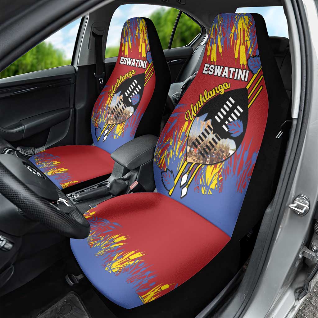 Umhlanga Reed Dance Car Seat Cover Eswatini Heritage - African Pride