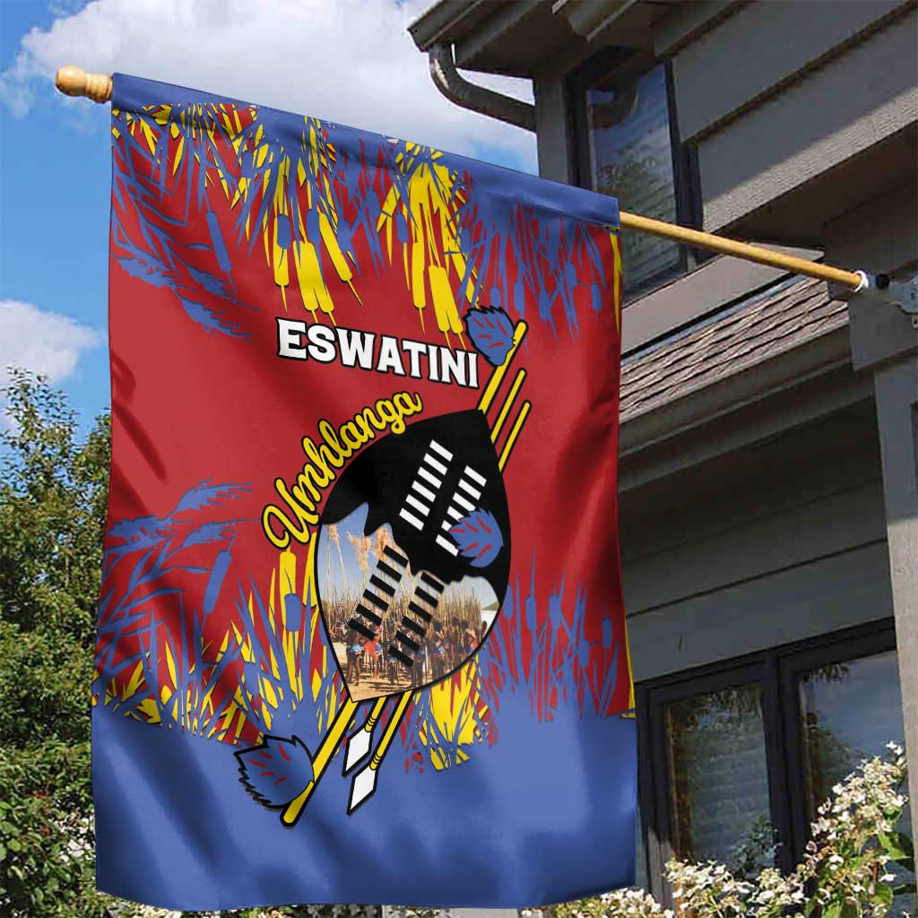 Umhlanga Reed Dance Garden Flag Eswatini Heritage - African Pride