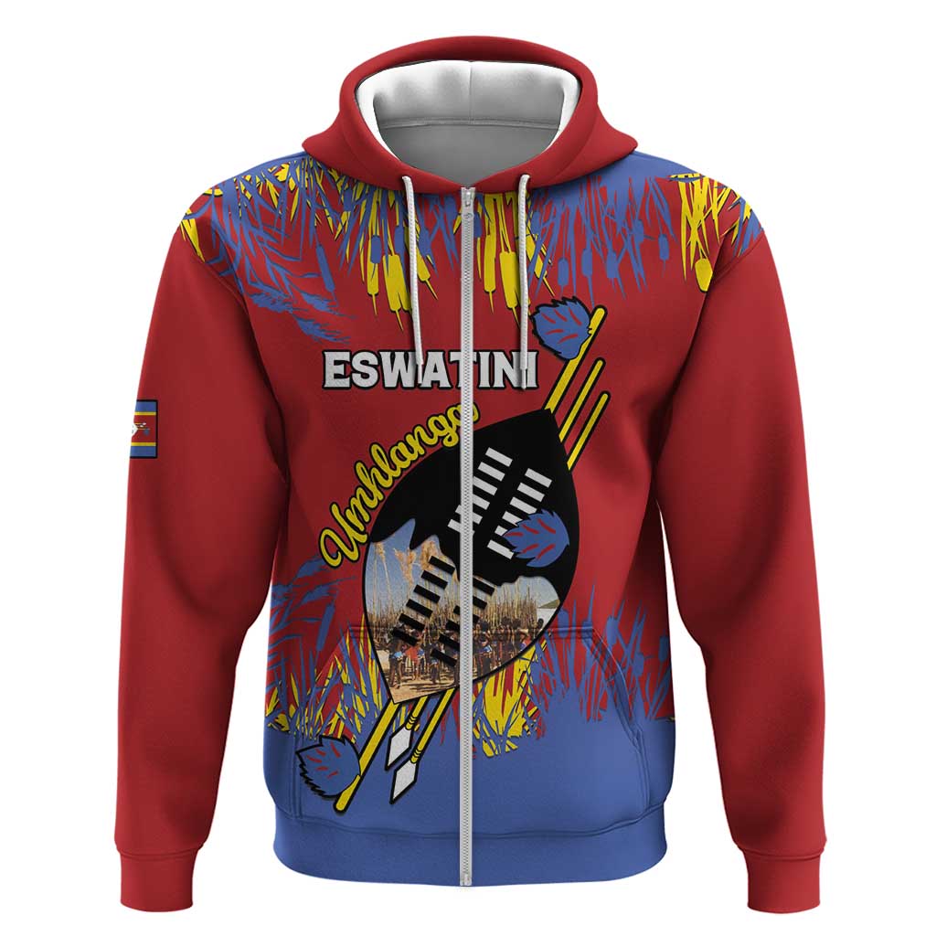 Personalized Umhlanga Reed Dance Hoodie Eswatini Heritage - African Pride